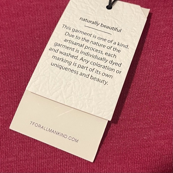 7 For All Mankind Ruffled Cropped Sweatshirt - Picture 4 of 9